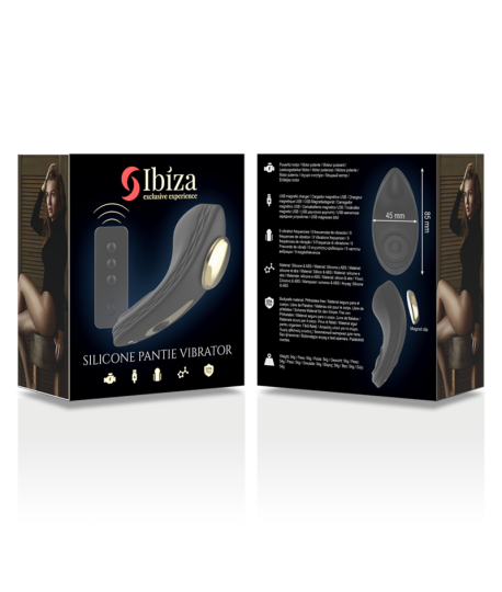 Sextoys, sexshop, loveshop, lingerie sexy : Stimulateur Clitoris : Ibiza - Vibromasseur silicone panty