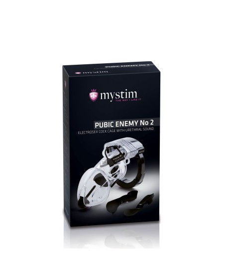 Sextoys, sexshop, loveshop, lingerie sexy : Cages de chasteté : Mystim-Cage de chasteté Uretre pubic enemy n2