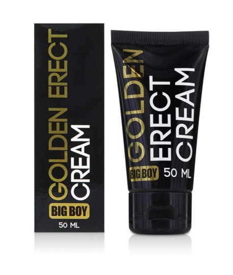 Sextoys, sexshop, loveshop, lingerie sexy : Aphrodisiaques Hommes : Big Boy Golden Erect Cream crème pour l'érection