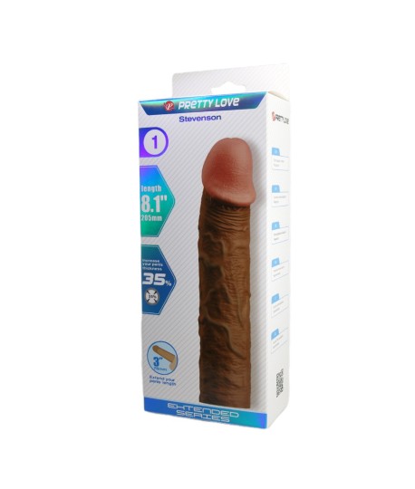 Sextoys, sexshop, loveshop, lingerie sexy : Gaine et Prolongateur : Pretty love - Gaine Stevenson marron