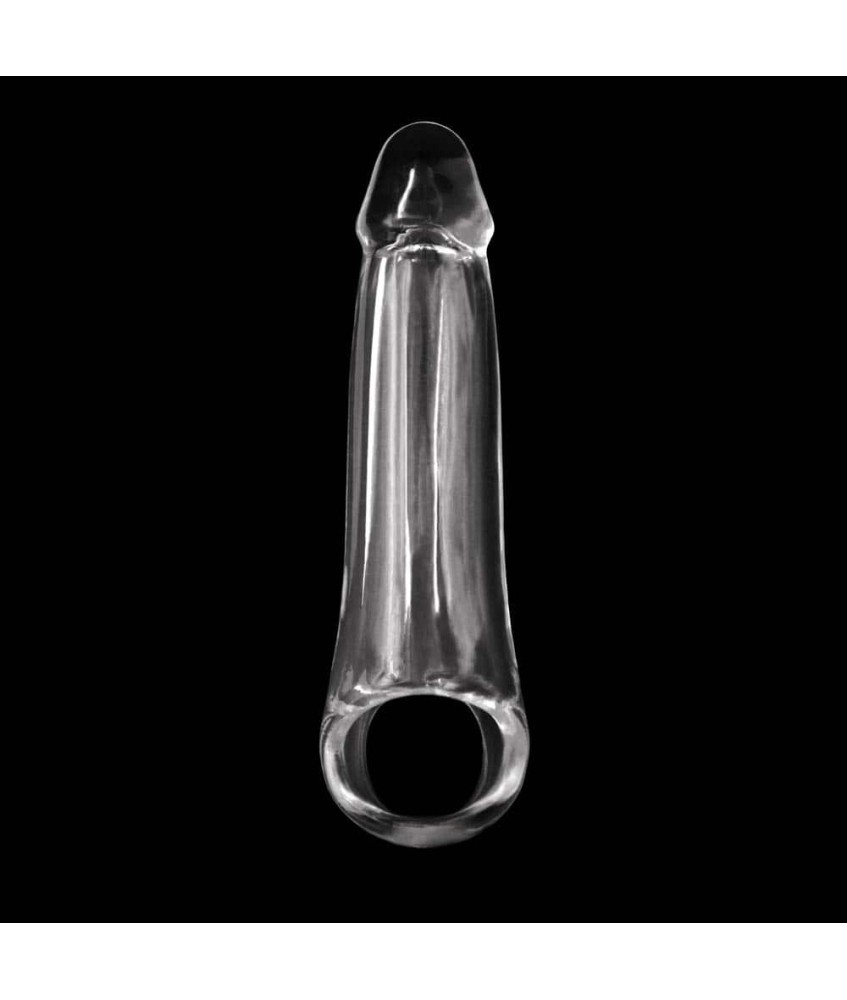 Sextoys, sexshop, loveshop, lingerie sexy : Gaine et Prolongateur : Gaine transparente 23.5 cm Sextoys, sexshop, loveshop, lingerie sexy : Gaine et Prolongateur : Gaine transparente 23.5 cm