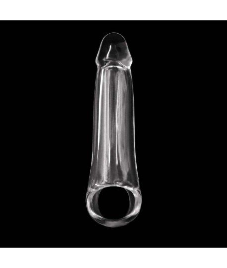 Sextoys, sexshop, loveshop, lingerie sexy : Gaine et Prolongateur : Gaine transparente 23.5 cm