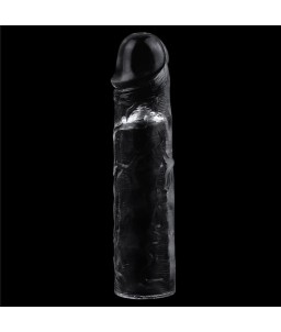 Sextoys, sexshop, loveshop, lingerie sexy : Gaine et Prolongateur : Lovetoy- Gaine transparente 19 cm