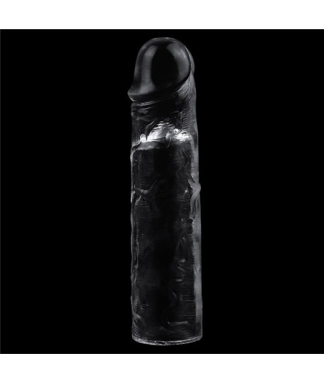 Sextoys, sexshop, loveshop, lingerie sexy : Gaine et Prolongateur : Lovetoy- Gaine transparente 19 cm