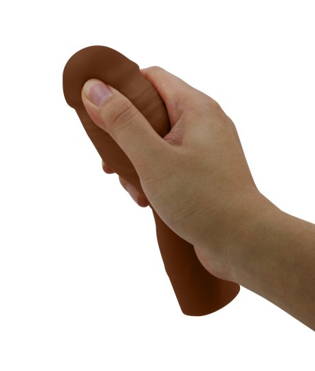 Sextoys, sexshop, loveshop, lingerie sexy : Gaine et Prolongateur : Pretty love- Gaine marron 18 cm