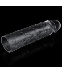 Sextoys, sexshop, loveshop, lingerie sexy : Gaine et Prolongateur : Lovetoy- Gaine transparente 15.5 cm