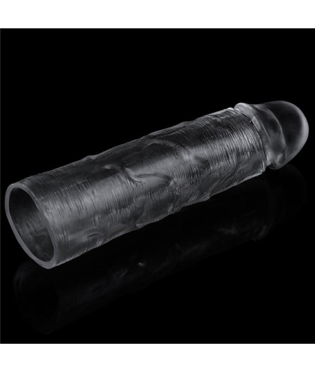 Sextoys, sexshop, loveshop, lingerie sexy : Gaine et Prolongateur : Lovetoy- Gaine transparente 15.5 cm