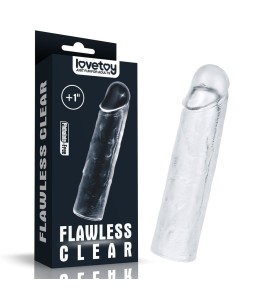 Sextoys, sexshop, loveshop, lingerie sexy : Gaine et Prolongateur : Lovetoy- Gaine transparente 15.5 cm