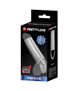 Sextoys, sexshop, loveshop, lingerie sexy : Gaine et Prolongateur : Pretty love- Gaine transparente 11.2 cm