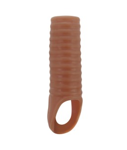 Sextoys, sexshop, loveshop, lingerie sexy : Gaine et Prolongateur : Pretty love- Gaine marron 11.2 cm