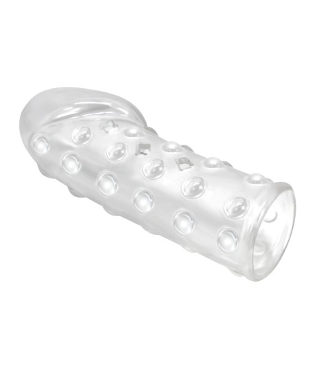 Sextoys, sexshop, loveshop, lingerie sexy : Gaine et Prolongateur : Pretty love- Gaine transparente 19.8 cm