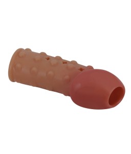 Sextoys, sexshop, loveshop, lingerie sexy : Gaine et Prolongateur : Pretty love- Gaine marron 19.8 cm