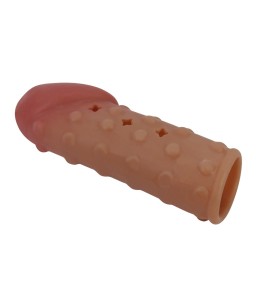 Sextoys, sexshop, loveshop, lingerie sexy : Gaine et Prolongateur : Pretty love- Gaine marron 19.8 cm