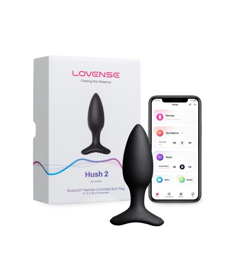 Sextoys, sexshop, loveshop, lingerie sexy : Vibro Anal : Lovense - Plug anal Hush2 2.5 mm
