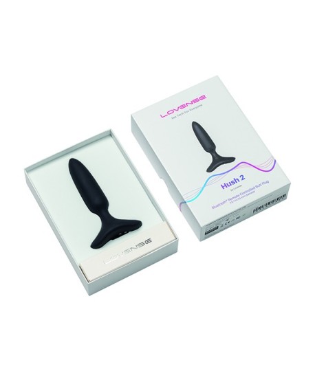 Sextoys, sexshop, loveshop, lingerie sexy : Vibro Anal : Lovense - Plug anal Hush2 2.5 mm