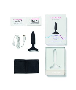 Sextoys, sexshop, loveshop, lingerie sexy : Vibro Anal : Lovense - Plug anal Hush2 2.5 mm