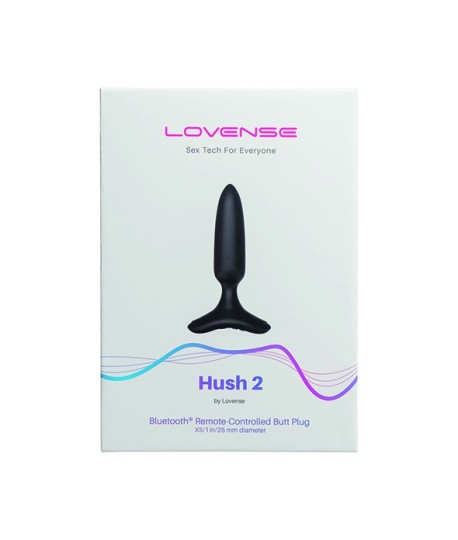 Sextoys, sexshop, loveshop, lingerie sexy : Vibro Anal : Lovense - Plug anal Hush2 2.5 mm