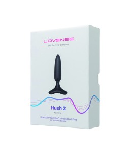 Sextoys, sexshop, loveshop, lingerie sexy : Vibro Anal : Lovense - Plug anal Hush2 2.5 mm