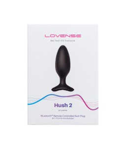 Sextoys, sexshop, loveshop, lingerie sexy : Vibro Anal : Lovense - Plug anal Hush2 4.4 mm