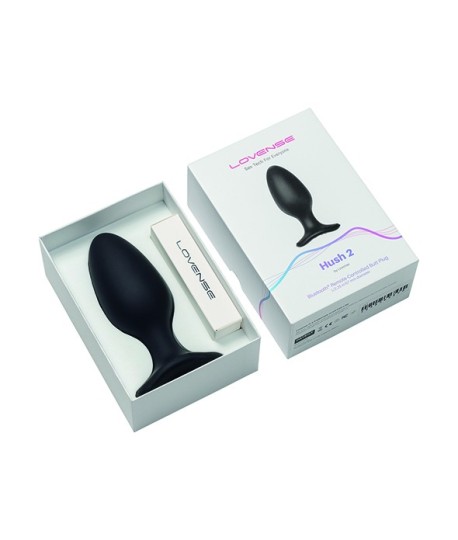 Sextoys, sexshop, loveshop, lingerie sexy : Vibro Anal : Lovense - Plug anal Hush2 5.7 mm