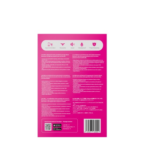 Sextoys, sexshop, loveshop, lingerie sexy : Vibro Oeuf : Lovense - Oeuf connecté Lush 4 Mini