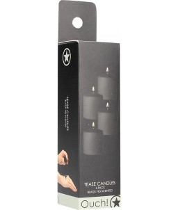 Sextoys, sexshop, loveshop, lingerie sexy : Cadeaux Saint-Valentin : Bougie BDSM - Tease candle noir