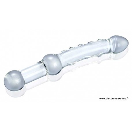 Sextoys, sexshop, loveshop, lingerie sexy : Plug Anal : Godemichet Double en Verre Glass Dildo Sextoys, sexshop, loveshop, lingerie sexy : Plug Anal : Godemichet Double en Verre Glass Dildo