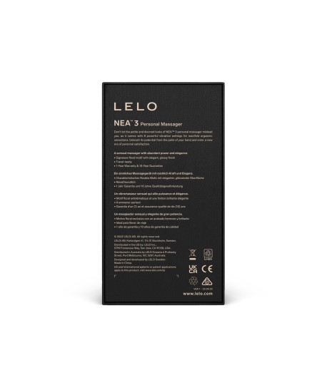 Sextoys, sexshop, loveshop, lingerie sexy : Sextoys luxe : Lelo Vibromasseur Nea 3 Deep