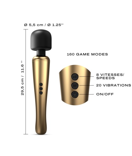 Sextoys, sexshop, loveshop, lingerie sexy : Sextoys luxe : Dorcel Stimulateur clitoridien Megawand