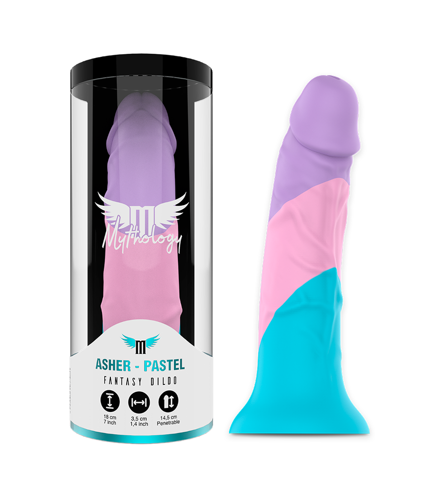 Sextoys, sexshop, loveshop, lingerie sexy : Gode Ventouse : Mythology - Gode pastel Asher