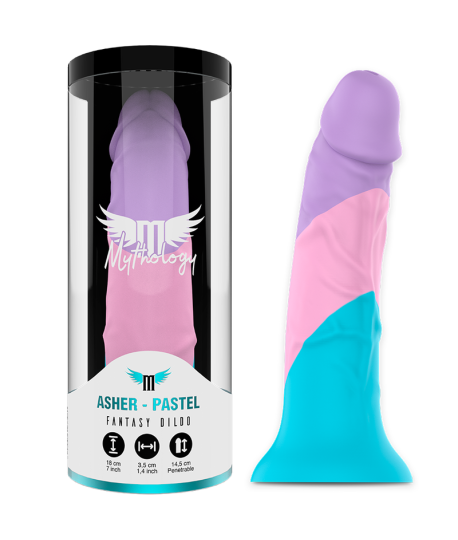 Sextoys, sexshop, loveshop, lingerie sexy : Gode Ventouse : Mythology - Gode pastel Asher