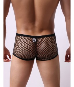 Sextoys, sexshop, loveshop, lingerie sexy : Boxers & Strings : Boxer Maille Noir