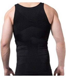 Sextoys, sexshop, loveshop, lingerie sexy : Boxers & Strings : Slim'N Lift - Débardeur Gainant Couleur Noir