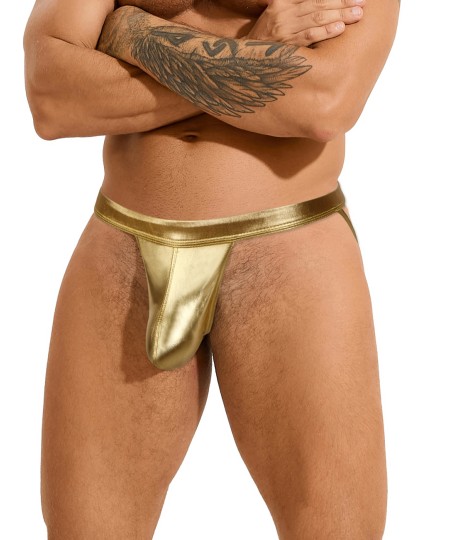 Sextoys, sexshop, loveshop, lingerie sexy : Boxers & Strings : String JockStrap Sexy Homme Or