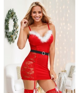 Sextoys, sexshop, loveshop, lingerie sexy : Deguisement noel sexy : Déshabillé sexy mère noël