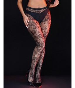 Sextoys, sexshop, loveshop, lingerie sexy : Bas & Collants : Sexy collant motif fleur noir