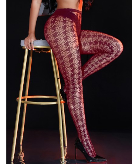 Sextoys, sexshop, loveshop, lingerie sexy : Bas & Collants : Sexy collant motif bordeaux
