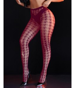 Sextoys, sexshop, loveshop, lingerie sexy : Bas & Collants : Sexy collant motif bordeaux