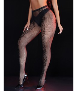 Sextoys, sexshop, loveshop, lingerie sexy : Bas & Collants : collants résille noirs sexy à nœud