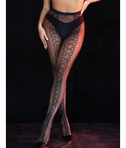 Sextoys, sexshop, loveshop, lingerie sexy : Bas & Collants : collants résille noirs sexy à nœud