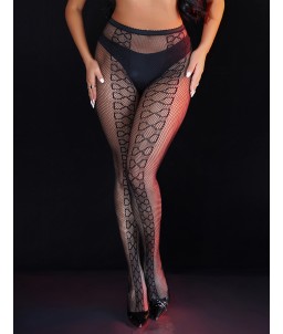 Sextoys, sexshop, loveshop, lingerie sexy : Bas & Collants : collants résille noirs sexy à nœud