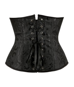 Sextoys, sexshop, loveshop, lingerie sexy : Bustiers et Corsets : Corset sexy satin noir