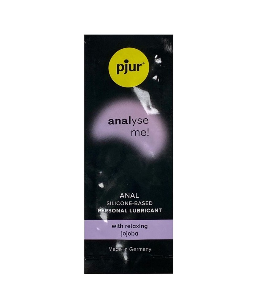 Sextoys, sexshop, loveshop, lingerie sexy : Lubrifiant anal : Pjur sachet Analyse me 2ml
