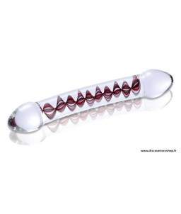 Sextoys, sexshop, loveshop, lingerie sexy : Gode en Verre : Godemichet double en Verre