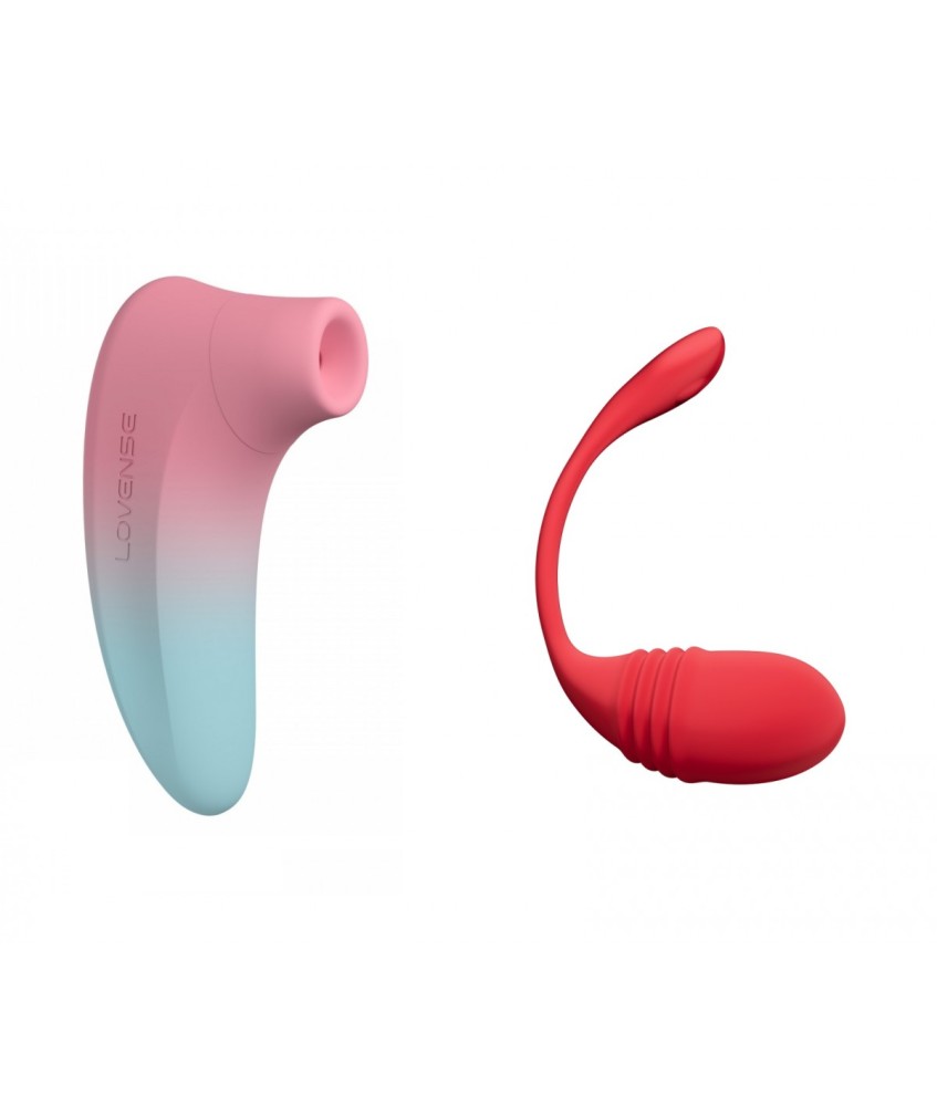 Sextoys, sexshop, loveshop, lingerie sexy : Stimulateur Clitoris : Lovense - Pack Tenera 2 + Vulse