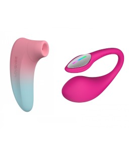 Sextoys, sexshop, loveshop, lingerie sexy : Stimulateur Clitoris : Lovense - Pack Tenera 2 + Lush 4