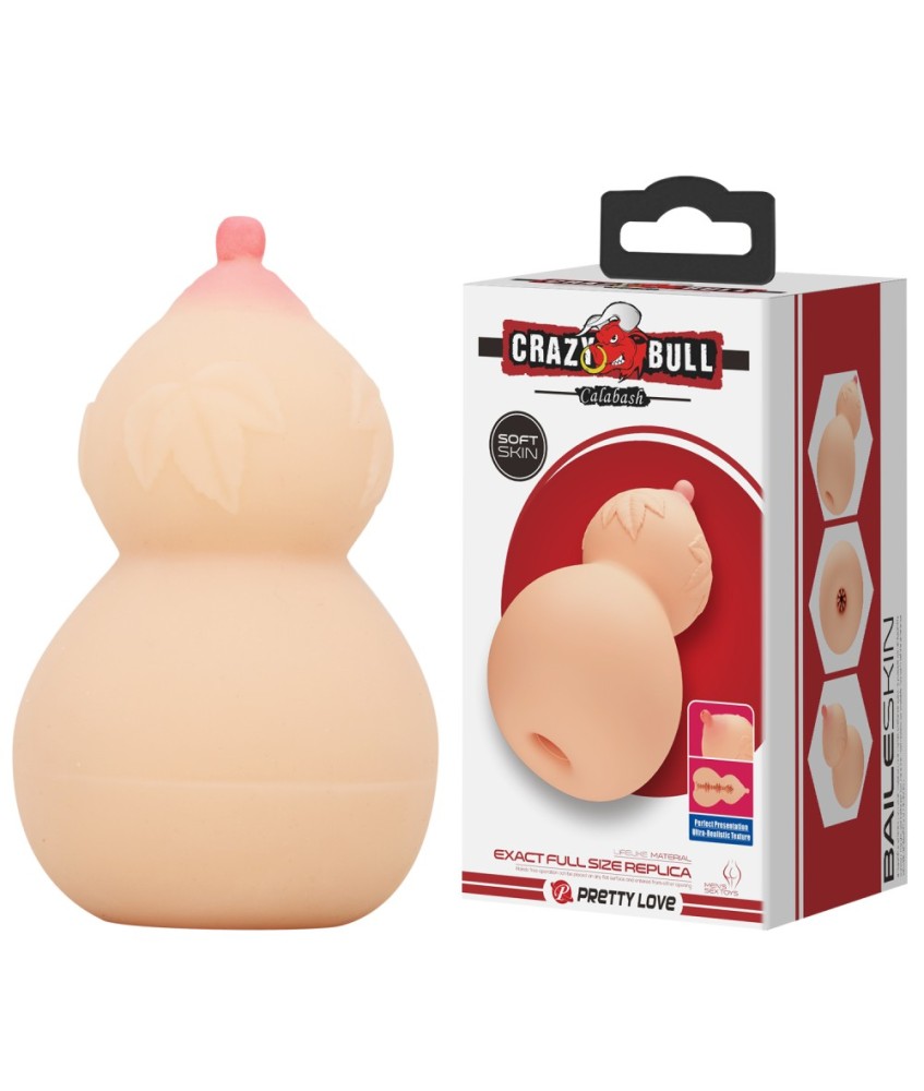 Sextoys, sexshop, loveshop, lingerie sexy : Vagin Artificiel : Crazy Bull- Masturbateur Calabash