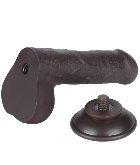 Sextoys, sexshop, loveshop, lingerie sexy : Gode Ventouse : Lovetoy - Gode Brown ventouse 18.3 cm