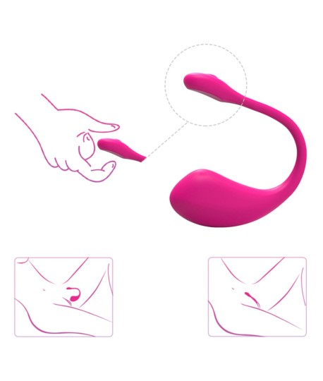 Sextoys, sexshop, loveshop, lingerie sexy : Vibro Oeuf : Lovense - Oeuf connecté Lush 2