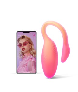 Sextoys, sexshop, loveshop, lingerie sexy : Vibro Oeuf : Magic Motion - Oeuf Flamingo max